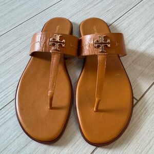 Tory Burch Tan Leather Sandals